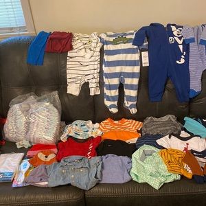 Baby boy clothing 0-6 months